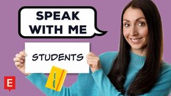 Speak With Me Students | English Conversation Practice | Learn English Speaking Instructional Video
