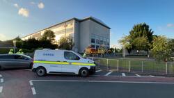 Footage near to the scene at Fairgreen Shopping Centre, Carlow, where a shooting incident has taken place. News Clip