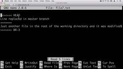 Complete Git Guide: Understand and Master Git and GitHub - Resolving a Merge Conflict in Terminal Instructional Video