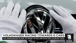Volkswagen Takes on Tesla: 10 Million Electric Cars by 2022 News Clip