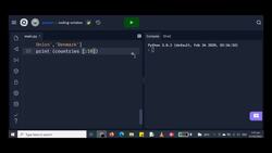 Python Bootcamp in a Day - Python Programming for Beginners - Indexing and Slicing Lists Instructional Video