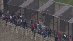 Aerial shots of the Tower of London News Clip