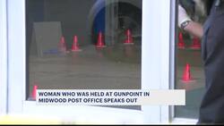 'He's going to kill me.' Woman recounts gunpoint robbery at Midwood post office News Clip
