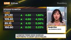 Chinese Firms Seek Korean Partners to Skirt US EV Rules News Clip