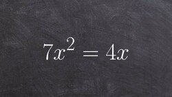 Learn how to factor a trinomial by factoring Instructional Video