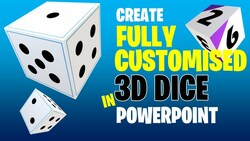 How to Create 3D Dice in Microsoft PowerPoint Instructional Video