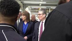 Starmer and Reeves visit Jaguar Land Rover in Birmingham News Clip