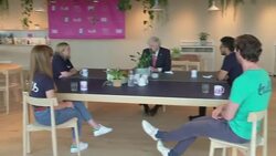 Boris Johnson meeting staff at Bulb Energy News Clip