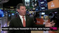 Fiserv CEO Frank Bisignano Talks Move to NYSE News Clip