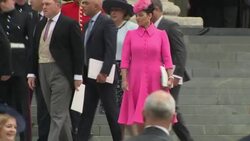 UK: Platinum Jubilee: St Paul's Cathedral hosts service of thanksgiving for Queen Elizabeth II. News Clip