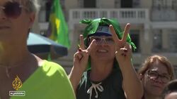 Brazil election: Bolsonaro holds rally as he trails in polls News Clip