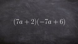 Multiply Two Binomials Represent the Area of a Rectangle - Math Tutorial Instructional Video