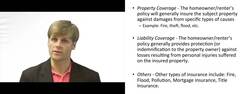Insurance Policies Relevant to Real Property (Land) Instructional Video