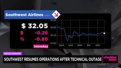 Southwest Resumes Operations After Technical Outage News Clip
