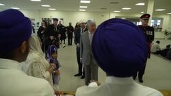 King Charles III Visits Sikh Community in Luton News Clip