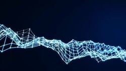 4K Abstract Network. Stock Footage