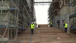 CLEAN : Visit to the Thiepval Memorial restoration site News Clip