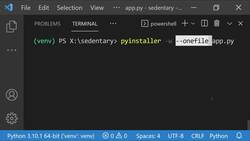 The Ultimate Guide to Python Programming With Python 3.10 - Application Executable Instructional Video