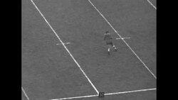 Northwestern University Wildcats beats University of Minnesota Golden Gopher 6 - 0 in muddy game at Dyche Stadium News Clip