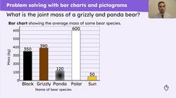 Use addition and subtraction to solve problems involving bar charts, pictograms and tables Instructional Video