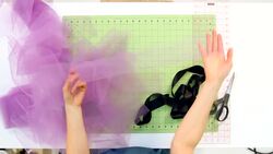 How to Tie the Tulle for No-Sew Ribbon & Tulle Tutu Instructional Video