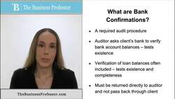 Auditing - Bank Confirmations Instructional Video