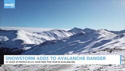 Snowstorm Adds To Avalanche Danger News Clip