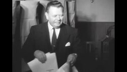 Republican George H. Bender wins 1954 Senate race in Ohio and Patrick McNamara wins the Senate race for Democrat in Michigan News Clip