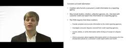 Fair Credit Reporting Act - Furnishers of Information Instructional Video