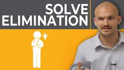 Why do we solve using elimination Instructional Video