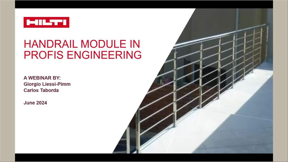 PROFIS Engineering - Handrail module - Ask HILTI