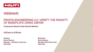 Profis Engineering 201 Verify The Rigidity Of Base Plate Usin