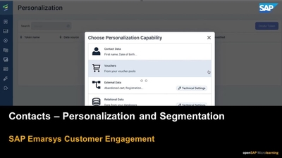 Contacts - Personalization and Segmentation - SAP Emarsys ...