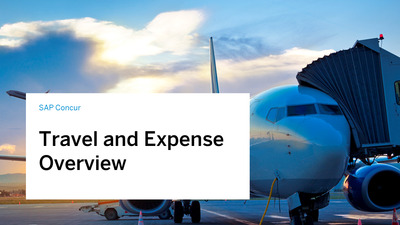 Introducing SAP Concur Travel and Expense - openSAP Microlearning