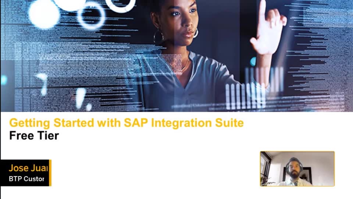 SAP Video - Activate SAP Integration Suite Free Tier