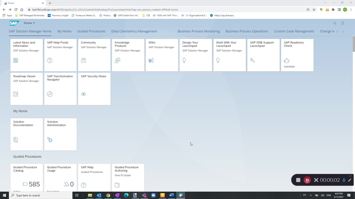 SAP Enable Now and SAP Solution Manager Integration