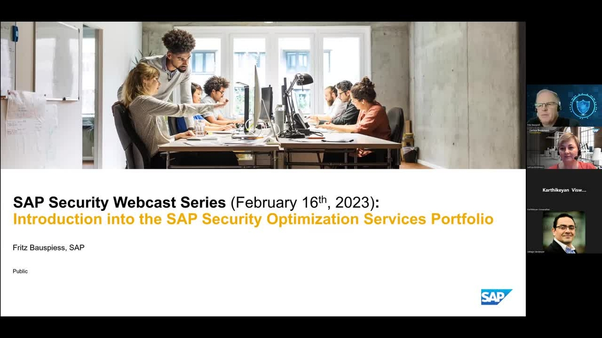 SAP Video - Introduction into SAP Security Optimization Services ...