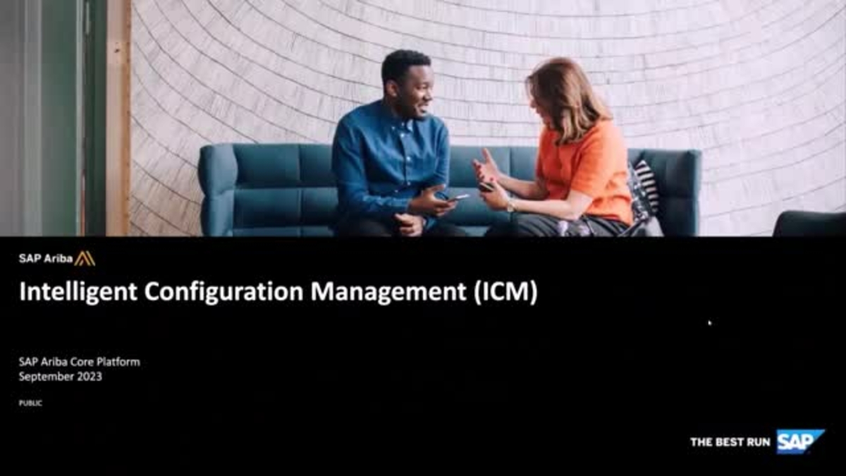 SAP Video - Intelligent Configuration Manager