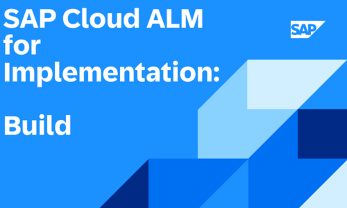 SAP Video - [Español] SAP Cloud ALM for Implementation - Build