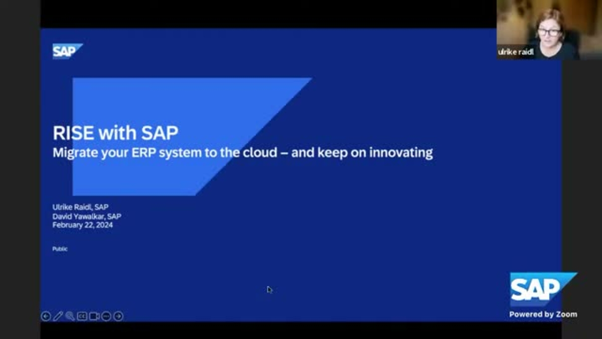 SAP Video - Introduction to RISE with SAP