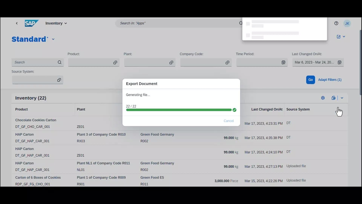 SAP Video - Inventory