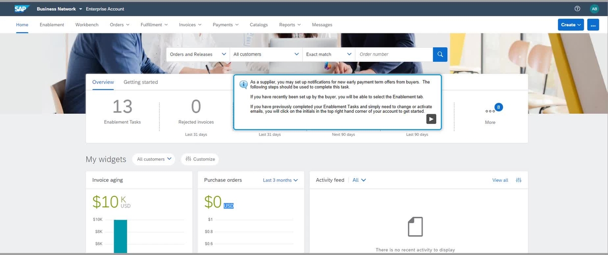 Setting Up Early Payment Notifications