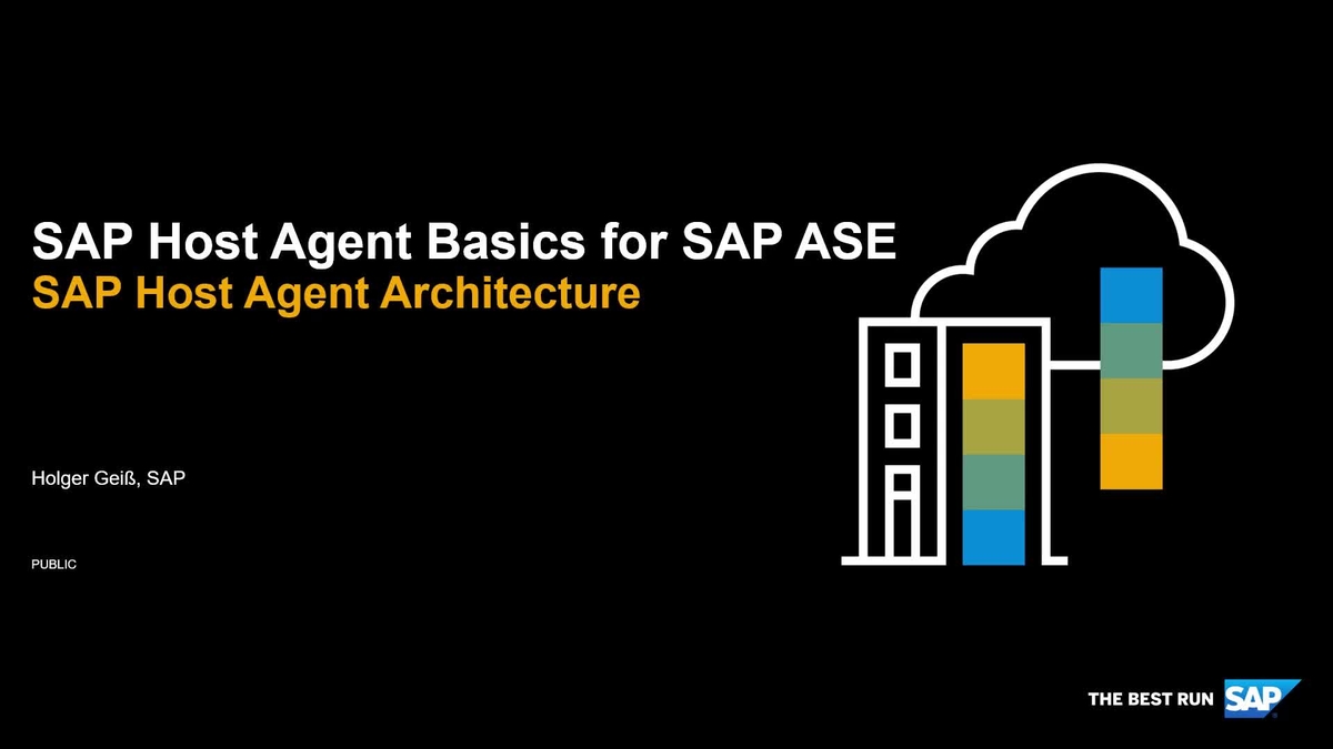 Sap video sap host agent architecture