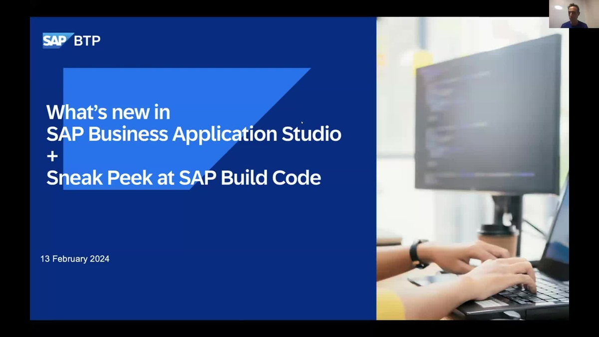 SAP Video - What’s New with SAP Business Application Studio and Explore ...