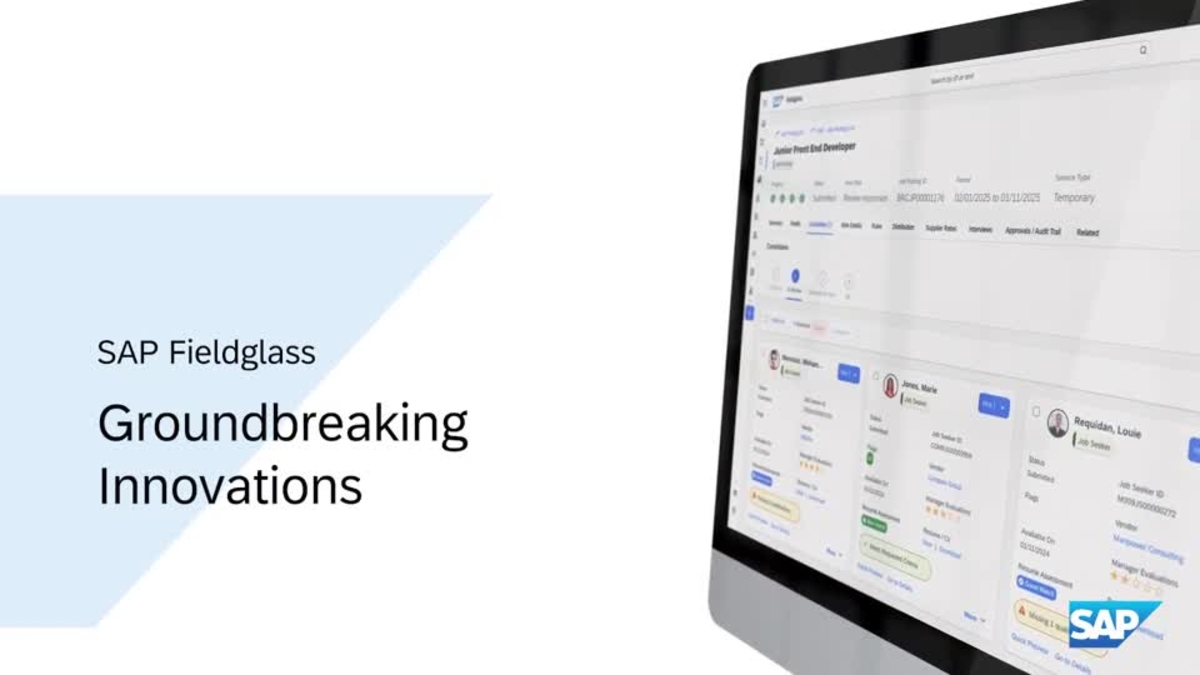 SAP Video - Groundbreaking Innovations: Intelligent External Workforce ...
