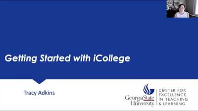 Getting Started with iCollege - Georgia State University