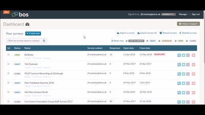 JISC Online Surveys - Exporting Data to Minitab - Media Hopper Create
