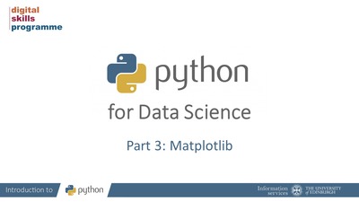Python for Data Science Part 3: Matplotlib - Media Hopper Create