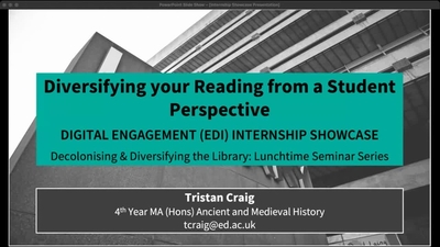 Diversifying Your Reading From A Student Perspective: Decolonising ...