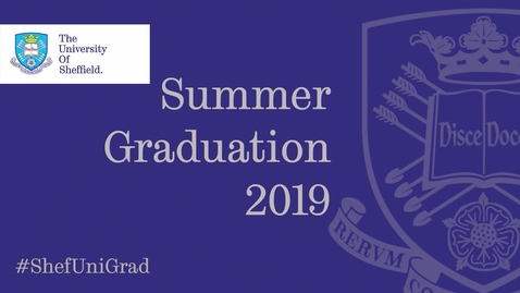 Thumbnail for entry Summer Graduation 2019 - Thursday 18 July 3.45pm